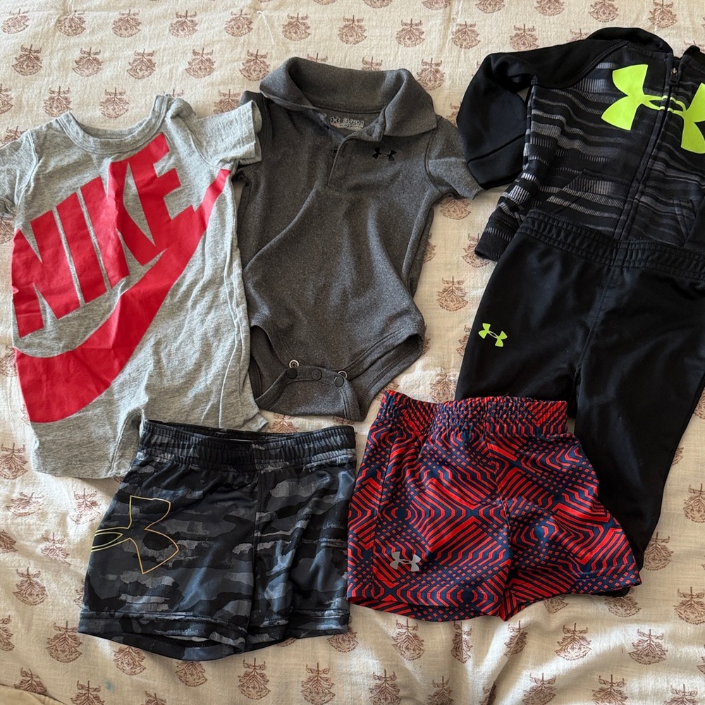 Nike and Under Armour Kids Clothing Set 3/6 months